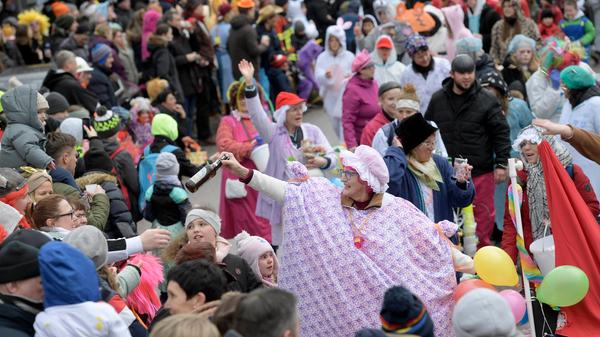 Faschingsumzug in Deining