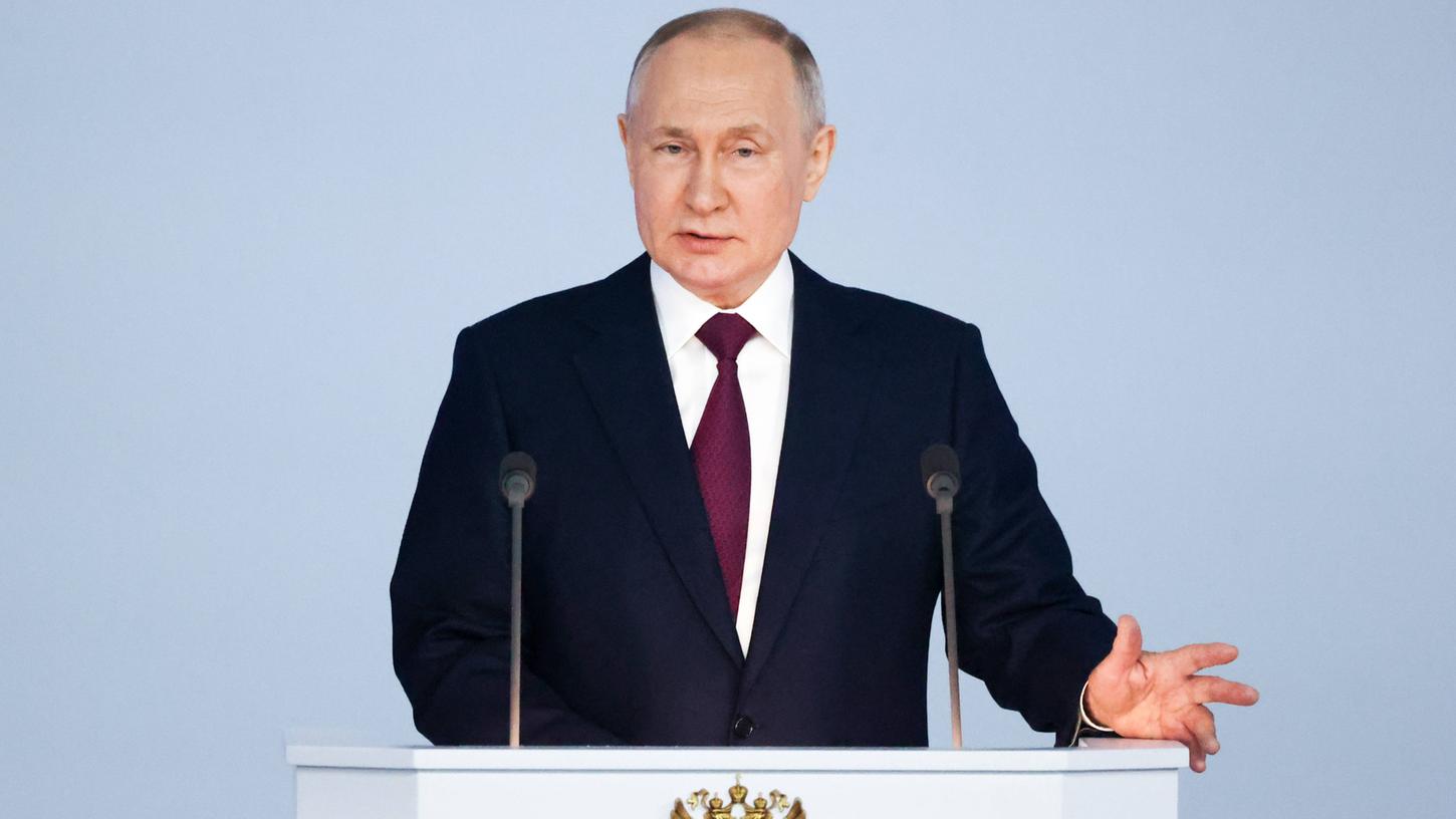 Russlands Präsident Wladimir Putin hält kurz vor dem Jahrestag des von ihm befohlenen Kriegs gegen die Ukraine eine Rede zur Lage der Nation.
