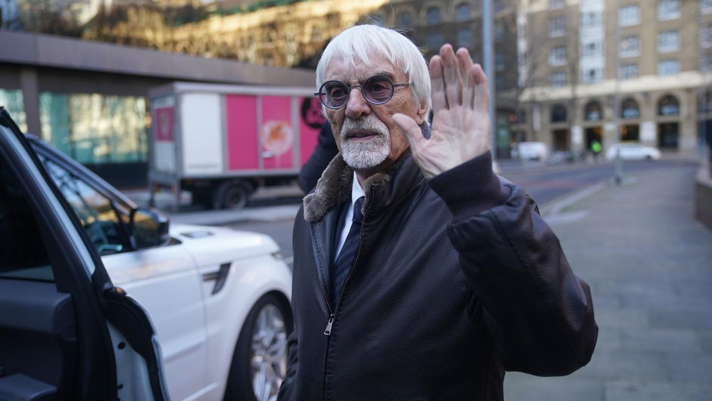 Der ehemalige Formel-1-Chef Bernie Ecclestone in London. Der ehemalige Formel-1-Chef Bernie Ecclestone in London.