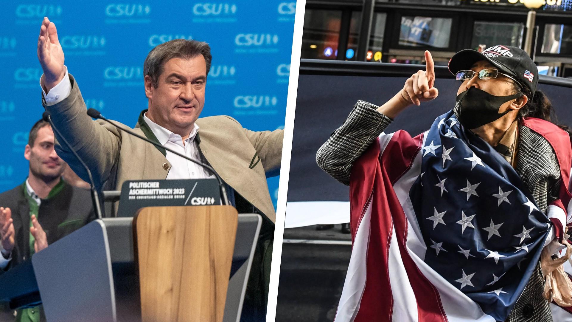 Kämpft gegen eine "Genderpflicht" - die es so gar nicht gibt: Markus Söder. Kämpft gegen eine "Genderpflicht" - die es so gar nicht gibt: Markus Söder.
