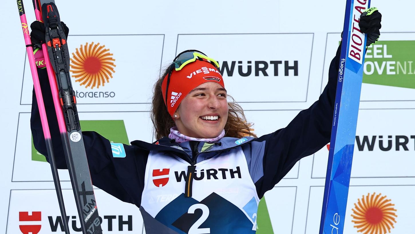 Volles Programm für die 17-jährige Nathalie Armbruster bei der nordischen Ski-WM.