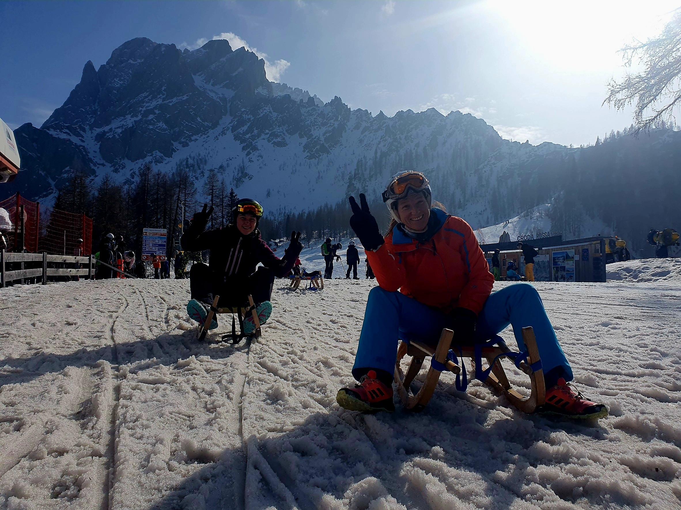 Start frei für eine flotte Rodelpartie. 