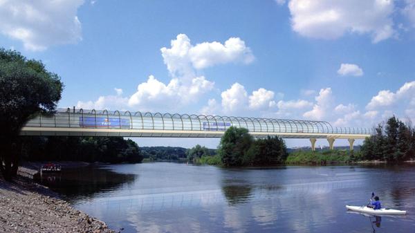 Firmengruppe Max Bögl baut die neue Saalequerung Salzmünde