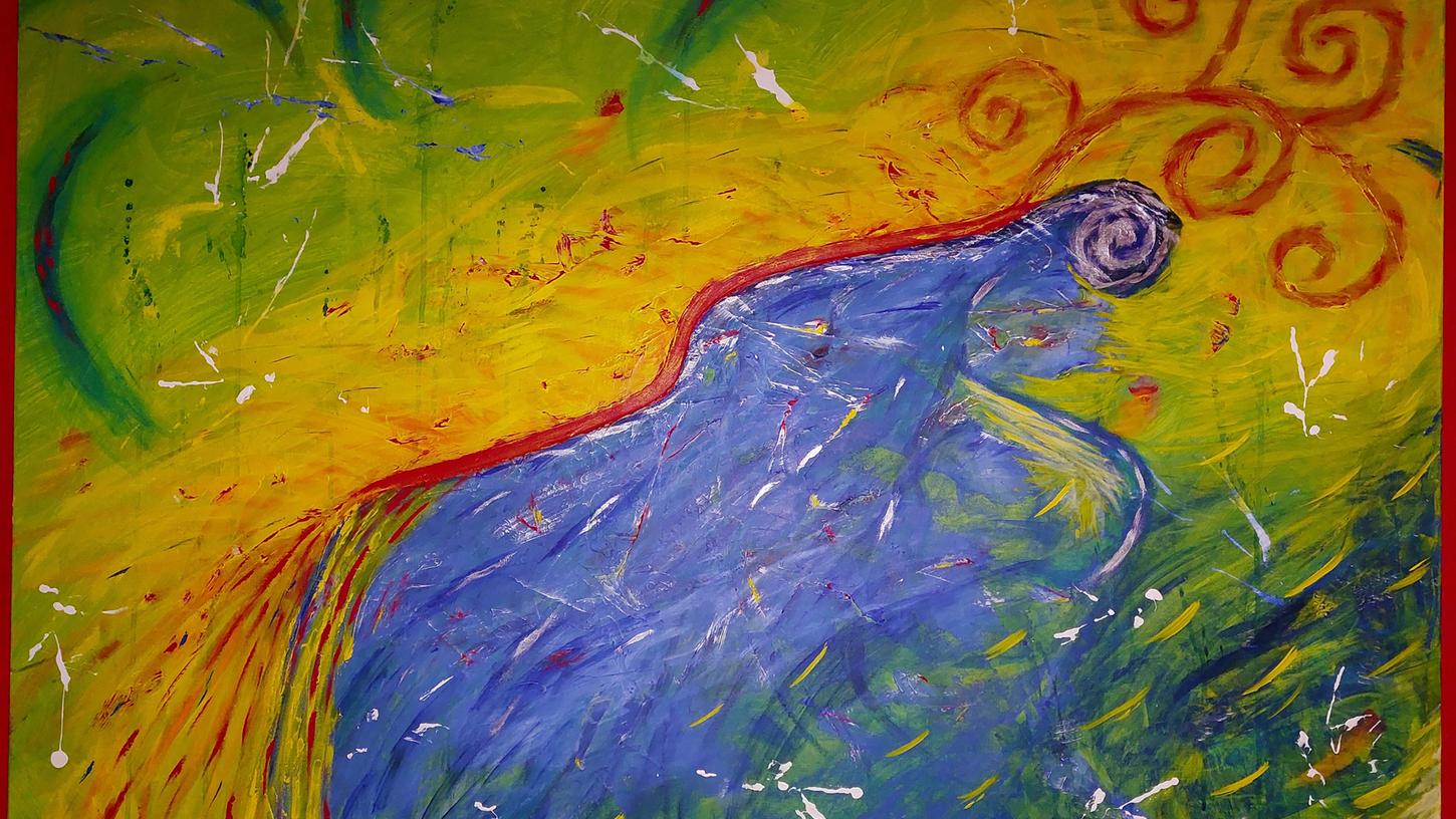 "Aufbruch ins Unbekannte" heißt dieses Werk von Petra Maria Bauch-Winkler, die zusammen mit ihrem Mann Wolfgang Bauch derzeit im Café Lebenskunst ausstellt. "Aufbruch ins Unbekannte" heißt dieses Werk von Petra Maria Bauch-Winkler, die zusammen mit ihrem Mann Wolfgang Bauch derzeit im Café Lebenskunst ausstellt.