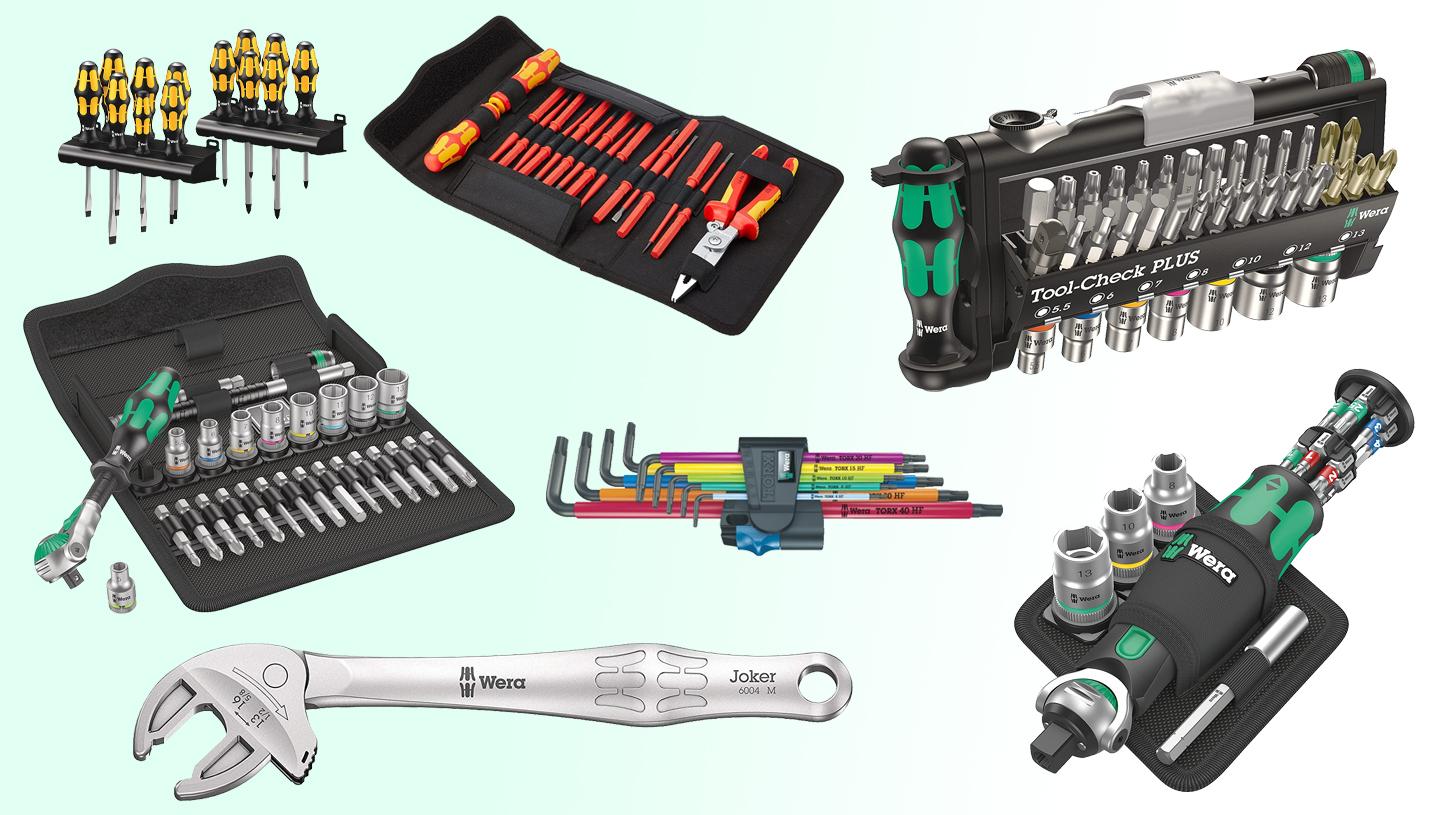 Werkzeug von Wera bis 61 % günstiger: Kraftform-Schraubendreher,  Zyklop-Knarre, Joker-Maulschlüssel