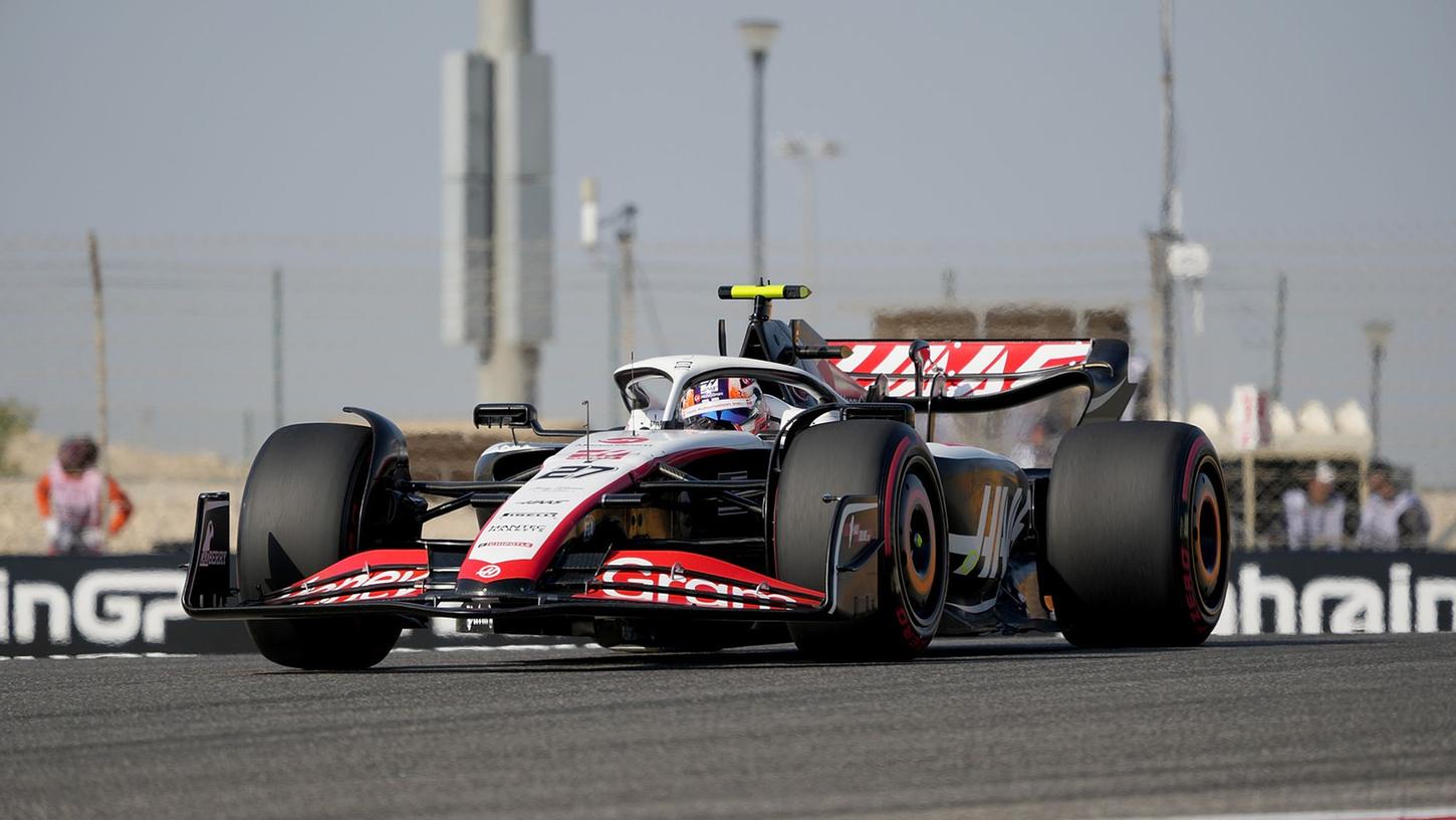 Nico Hülkenberg auf der Strecke in Bahrain.