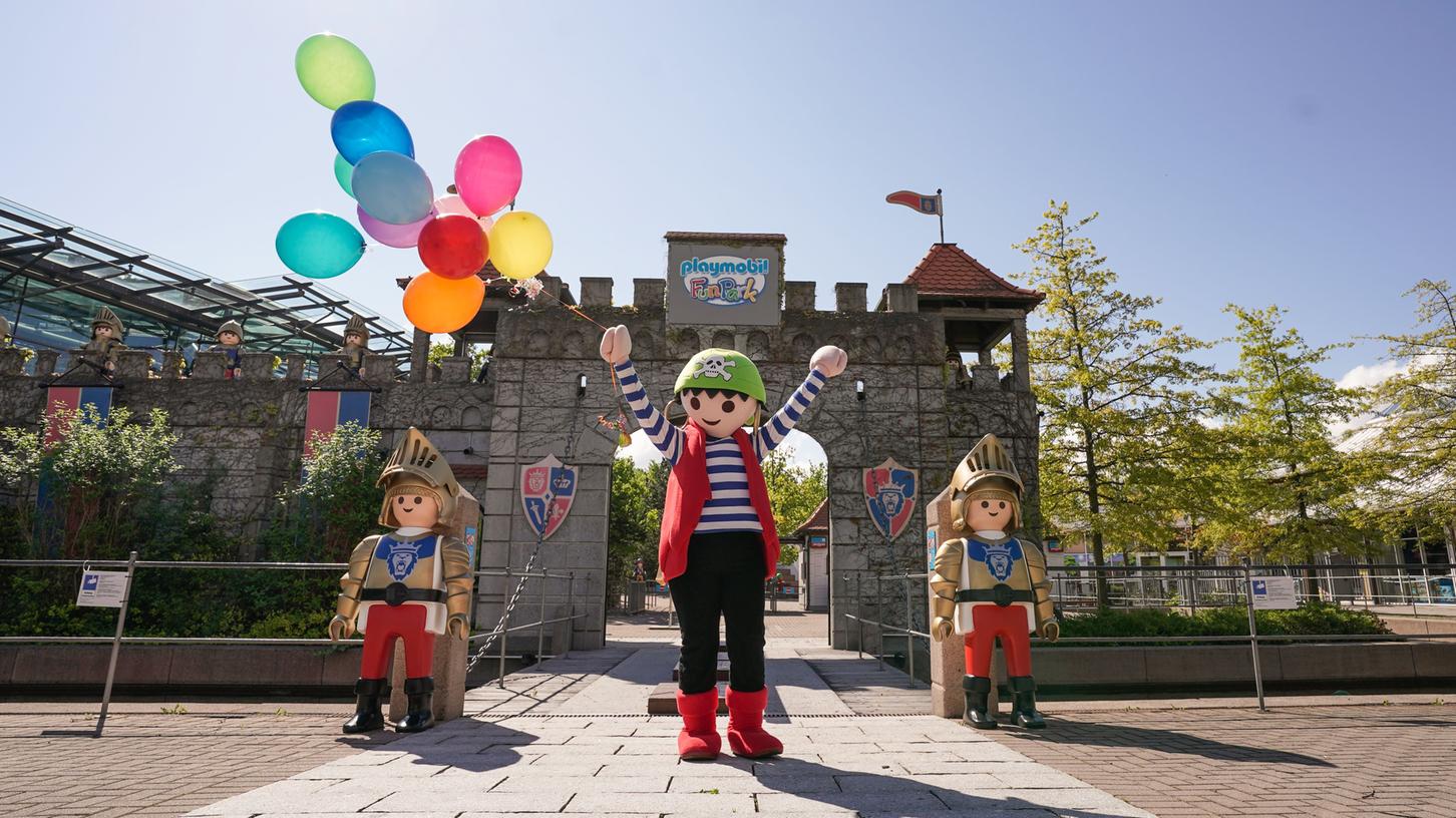 Hereinspaziert! Der Playmobil-Funpark in Zirndorf öffnet in wenigen Tagen wieder seinen Außenbereich.