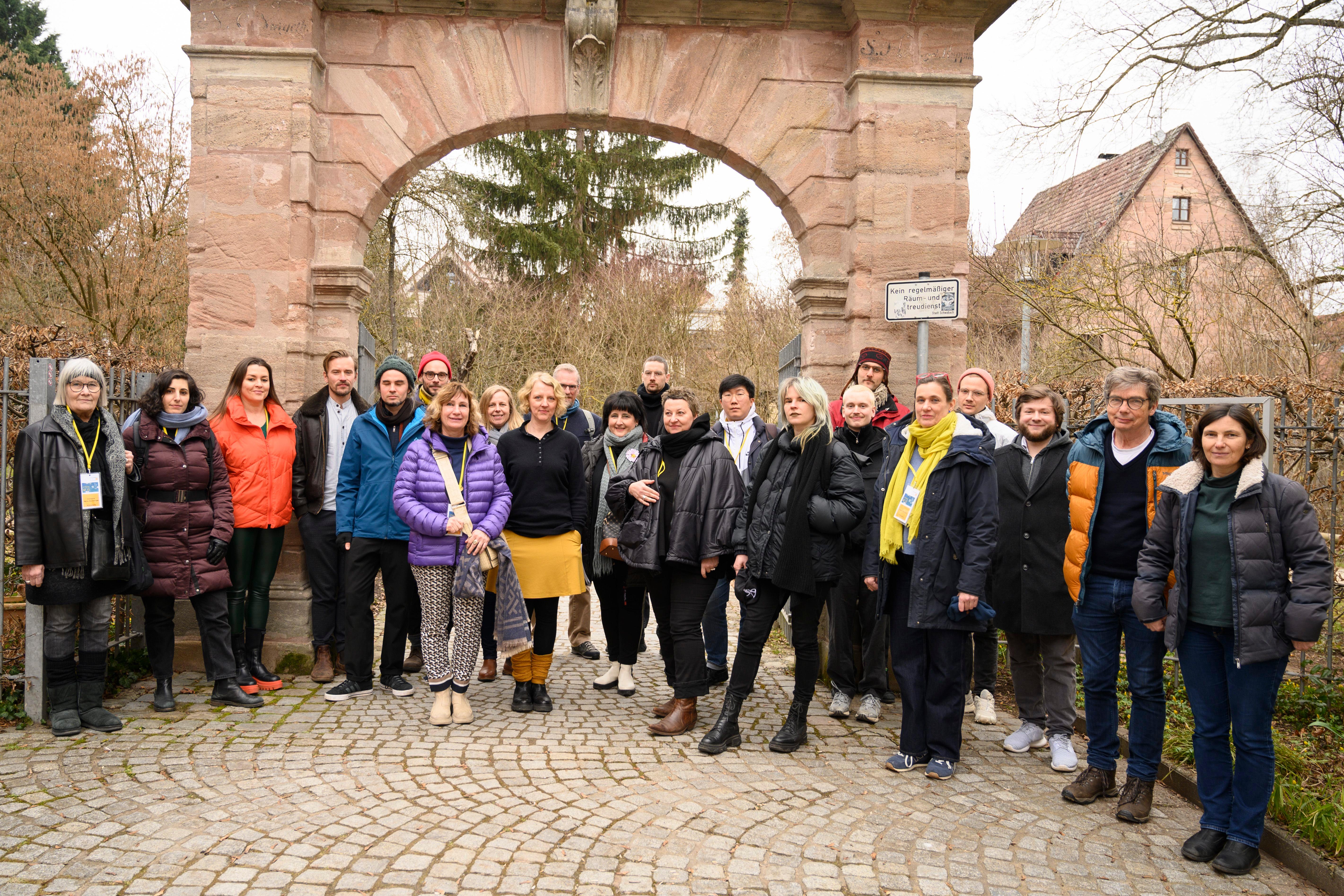 Vorbereitung für die Ortung 2023 Künstler besuchen Schwabach
