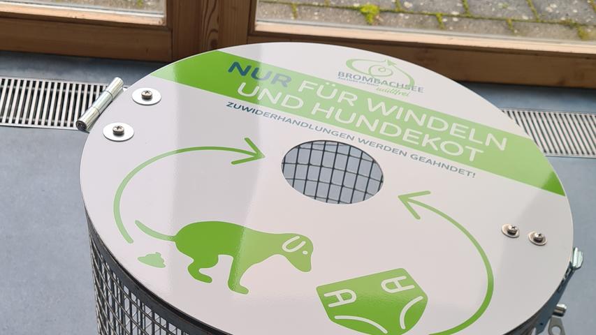 Künftig wird es nur noch Müllkörbe mit einer handbreiten Öffnung für Windeln und Hundekotbeutel geben. Künftig wird es nur noch Müllkörbe mit einer handbreiten Öffnung für Windeln und Hundekotbeutel geben.