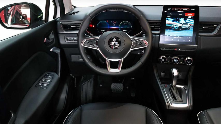 Cockpit: Auch den hochkant installierten Touchscreen kennt man von Renault. Cockpit: Auch den hochkant installierten Touchscreen kennt man von Renault.