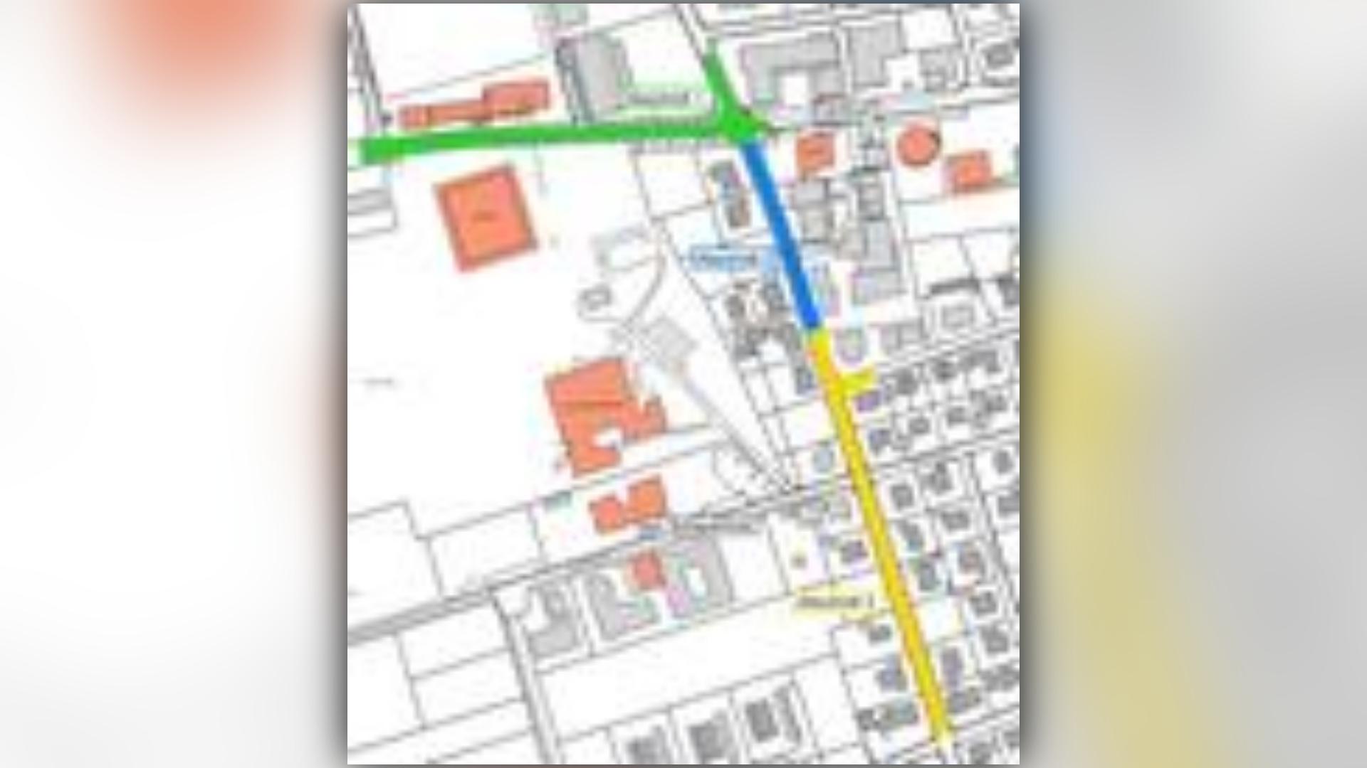 Die Baustelle im Centrum wird in drei Abschnitten fertig gestellt. Die Baustelle im Centrum wird in drei Abschnitten fertig gestellt.