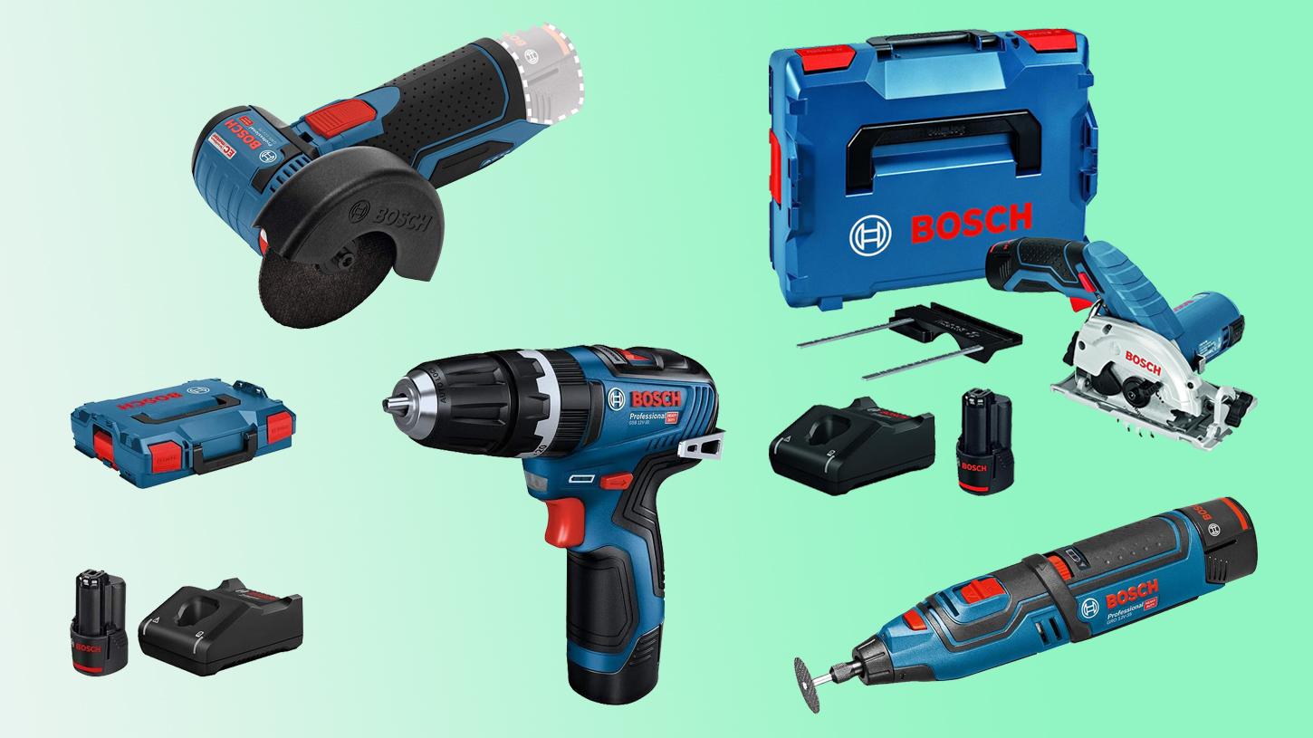 Der "Akku 18V" von Bosch Professional ist sicherlich leistungsfähiger, jedoch kommen die 12V-Geräte wie Akkuschrauber und Kreissäge deutlich kompakter daher. Der "Akku 18V" von Bosch Professional ist sicherlich leistungsfähiger, jedoch kommen die 12V-Geräte wie Akkuschrauber und Kreissäge deutlich kompakter daher.