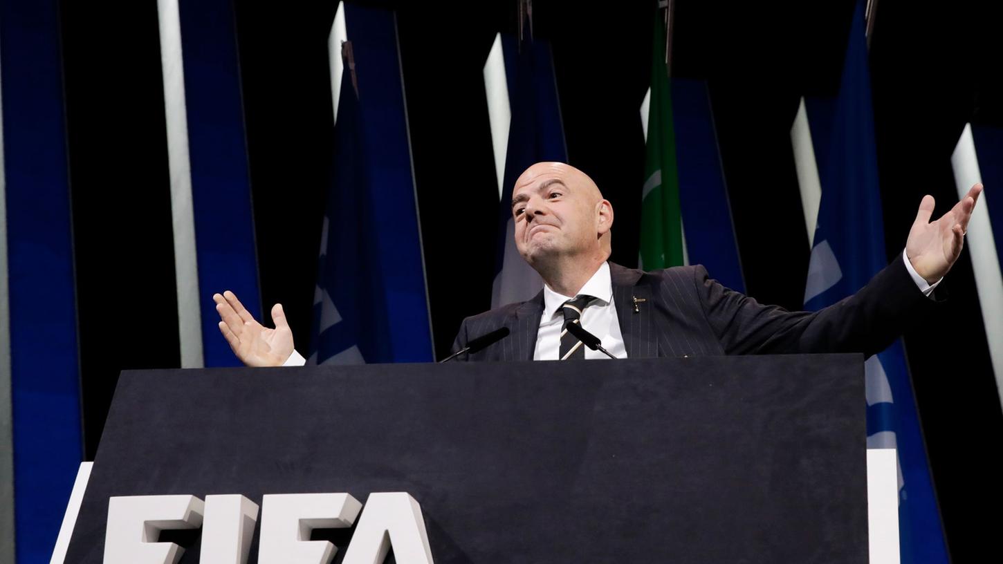 Gianni Infantino ist als FIFA-Präsident wiedergewählt worden. Gianni Infantino ist als FIFA-Präsident wiedergewählt worden.