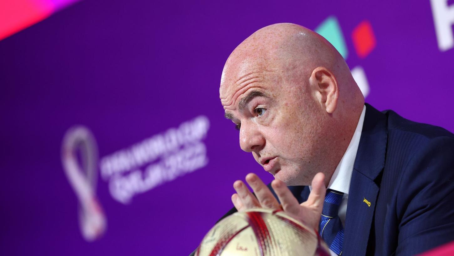FIFA-Präsident Gianni Infantino will gleiche WM-Prämien für Frauen und Männer.
