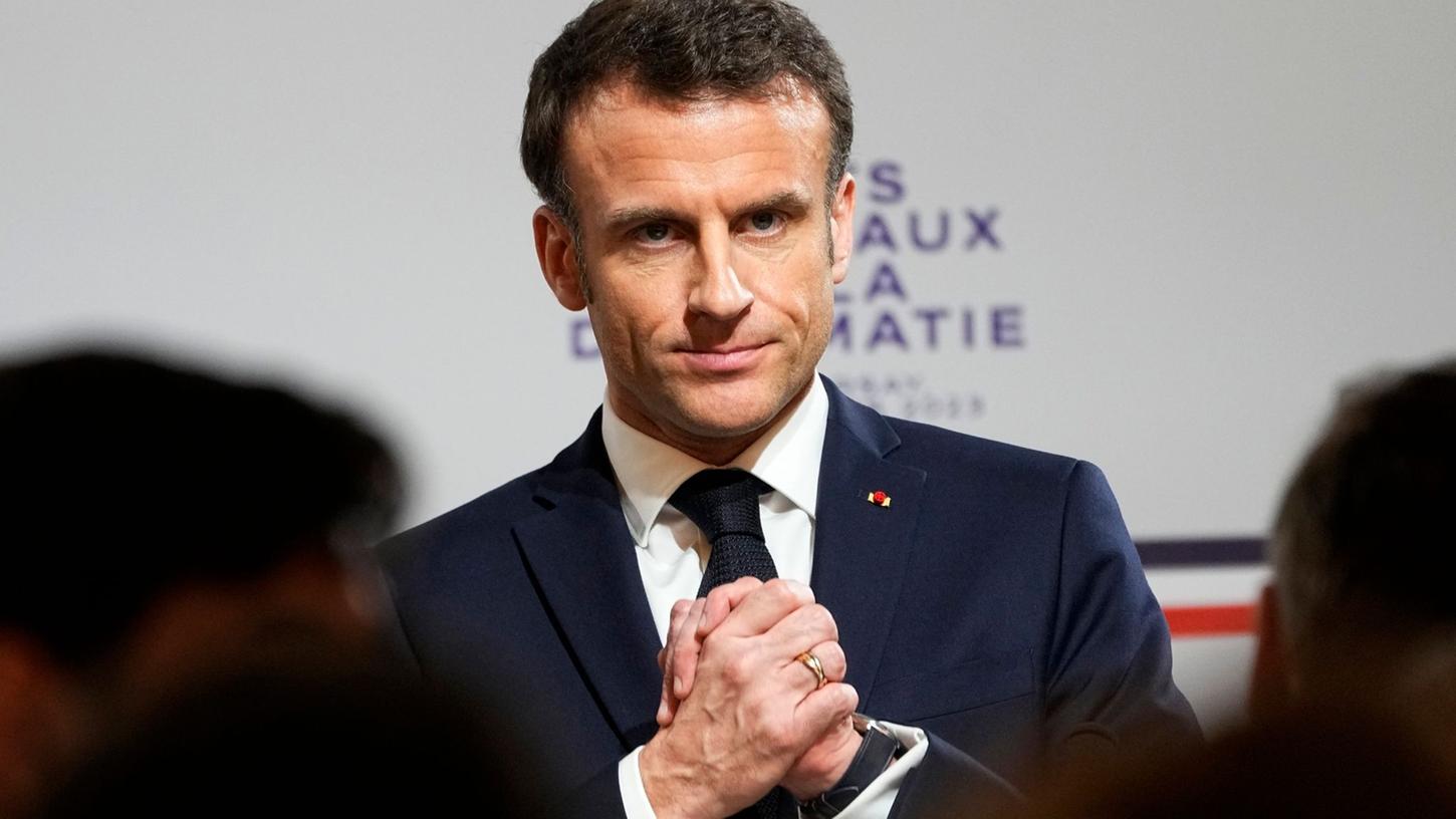 Frankreichs Präsident Emmanuel Macron. Frankreichs Präsident Emmanuel Macron.