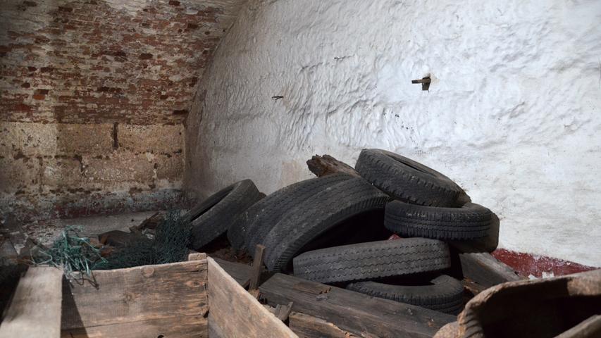 In einigen Teilen nutzten der Eisenhandel aber auch den Keller, um etwas zu lagern. 