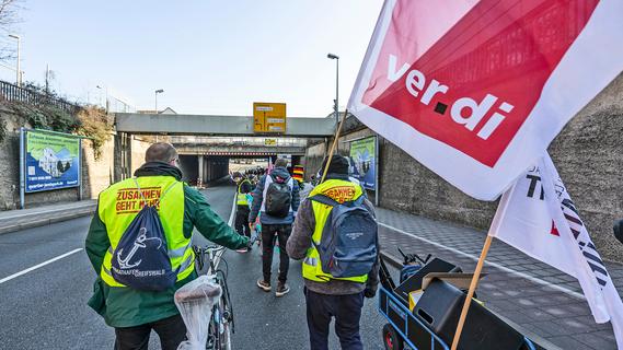 Verdi ruft in Erlangen zu Warnstreik auf: Beschäftigte der Stadt legen Arbeit nieder