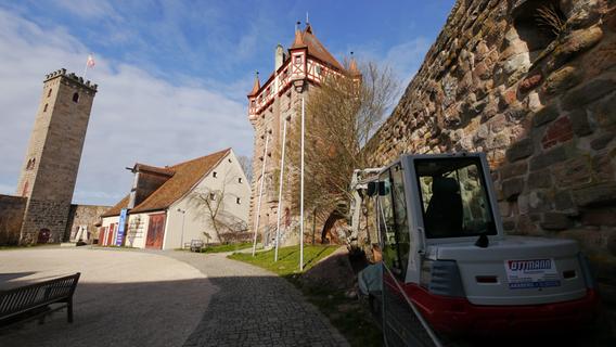 Dauerbaustelle an der Burg Abenberg: Das Denkmal kostet jedes Jahr rund eine Million Euro