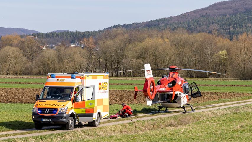 Schwerer Unfall auf der B 470 bei Weilersbach