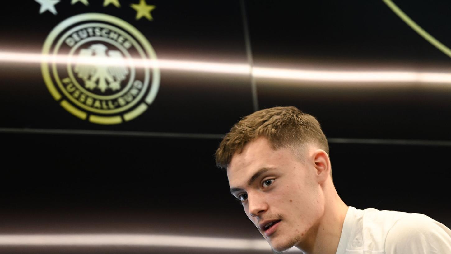Ein großer Hoffnungsträger in der deutschen Fußball-Nationalmannschaft: Florian Wirtz. Ein großer Hoffnungsträger in der deutschen Fußball-Nationalmannschaft: Florian Wirtz.