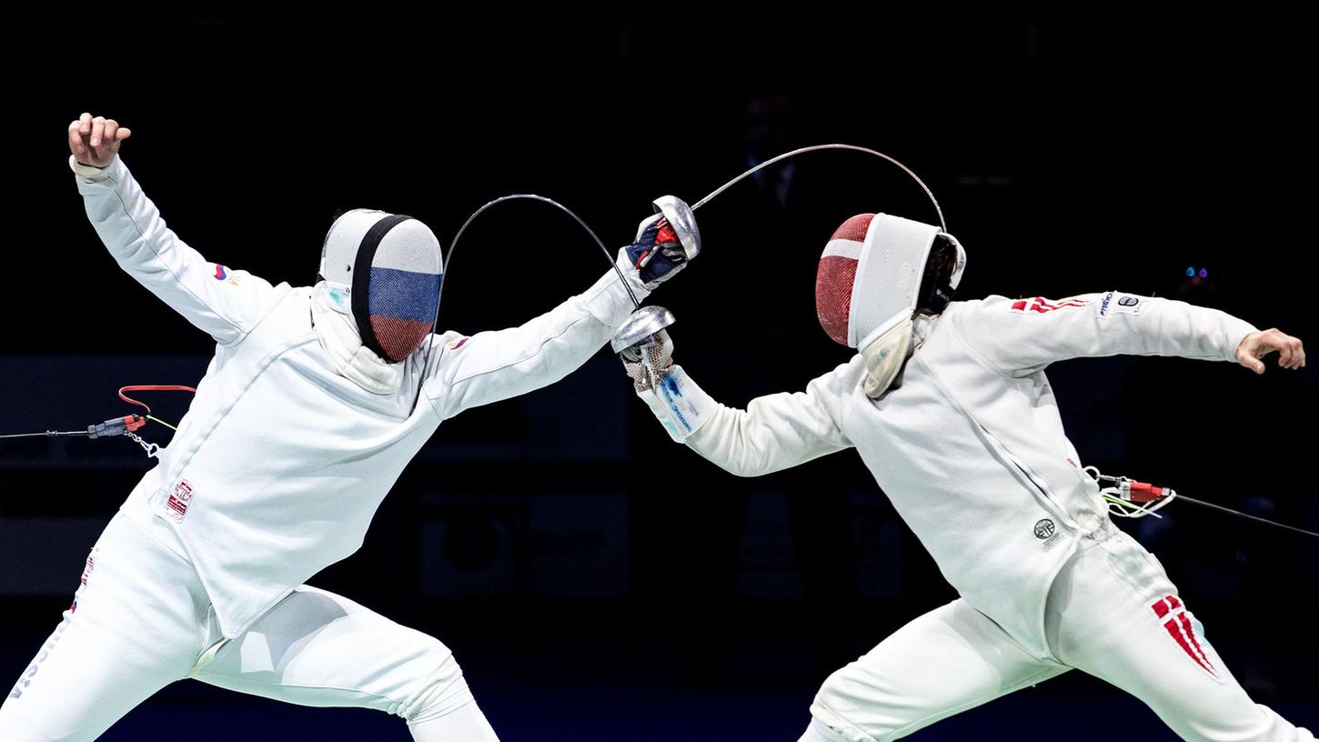 Darf wieder international fechten: Russlands Sergey Bida (l). Darf wieder international fechten: Russlands Sergey Bida (l).