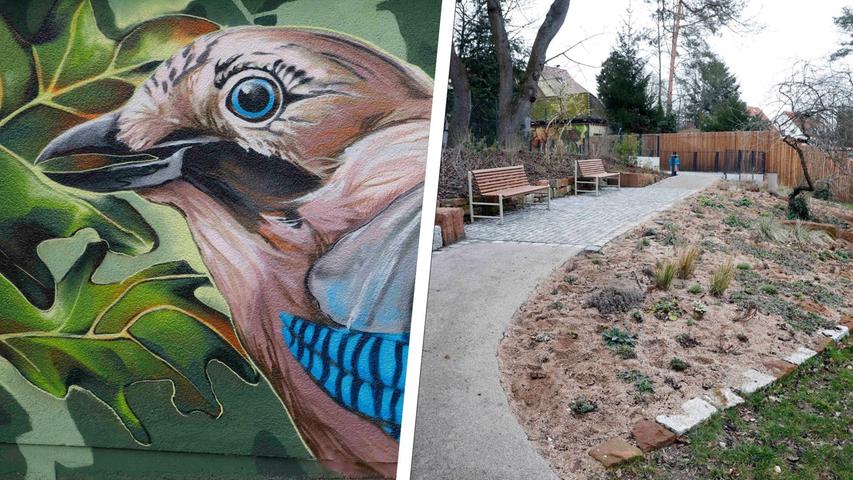 Neue Bänke, Graffitis und viel mehr Platz: So sieht der umgebaute Hummelsteiner Park aus