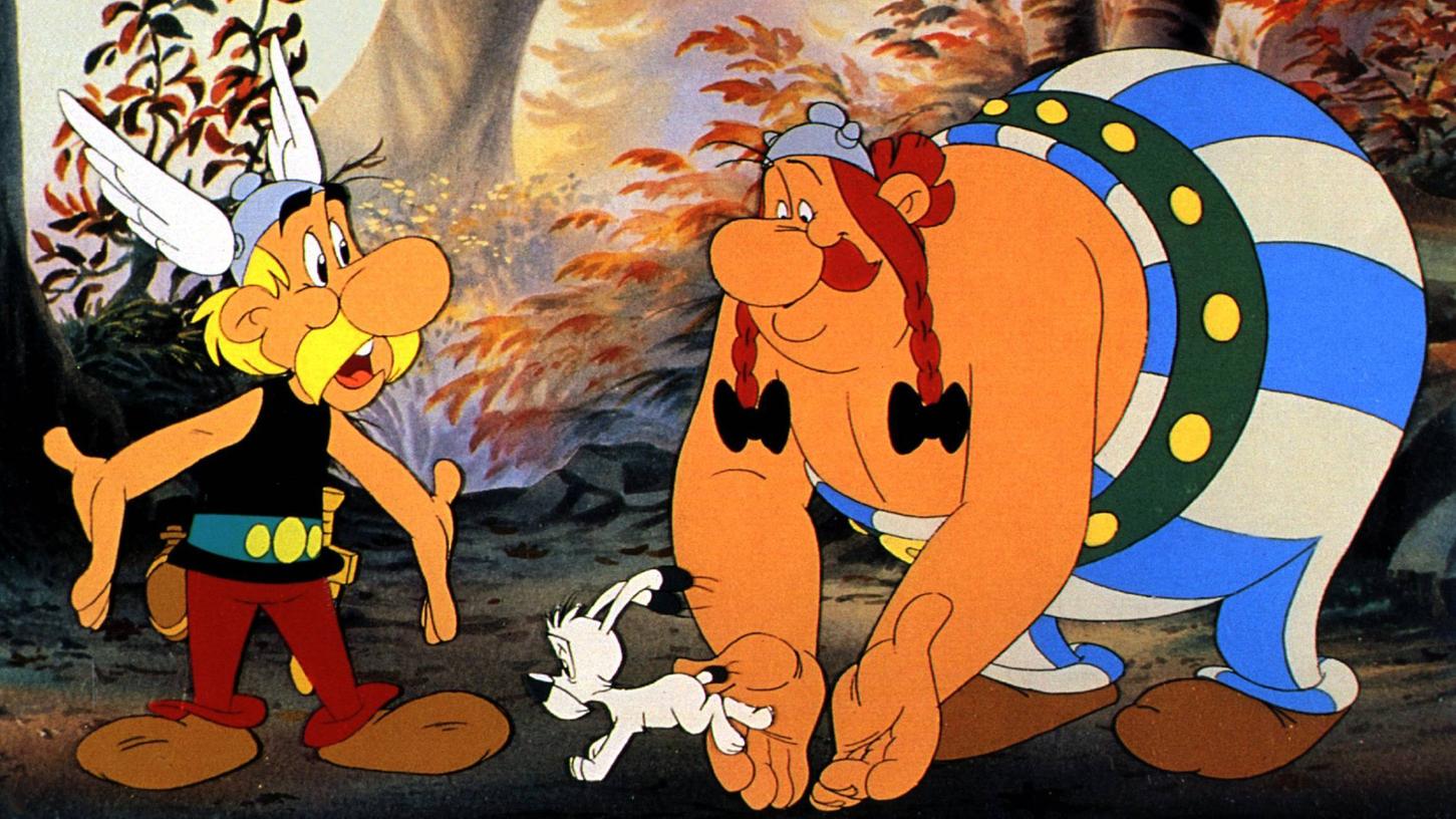 Asterix, Obelix und Idefix.