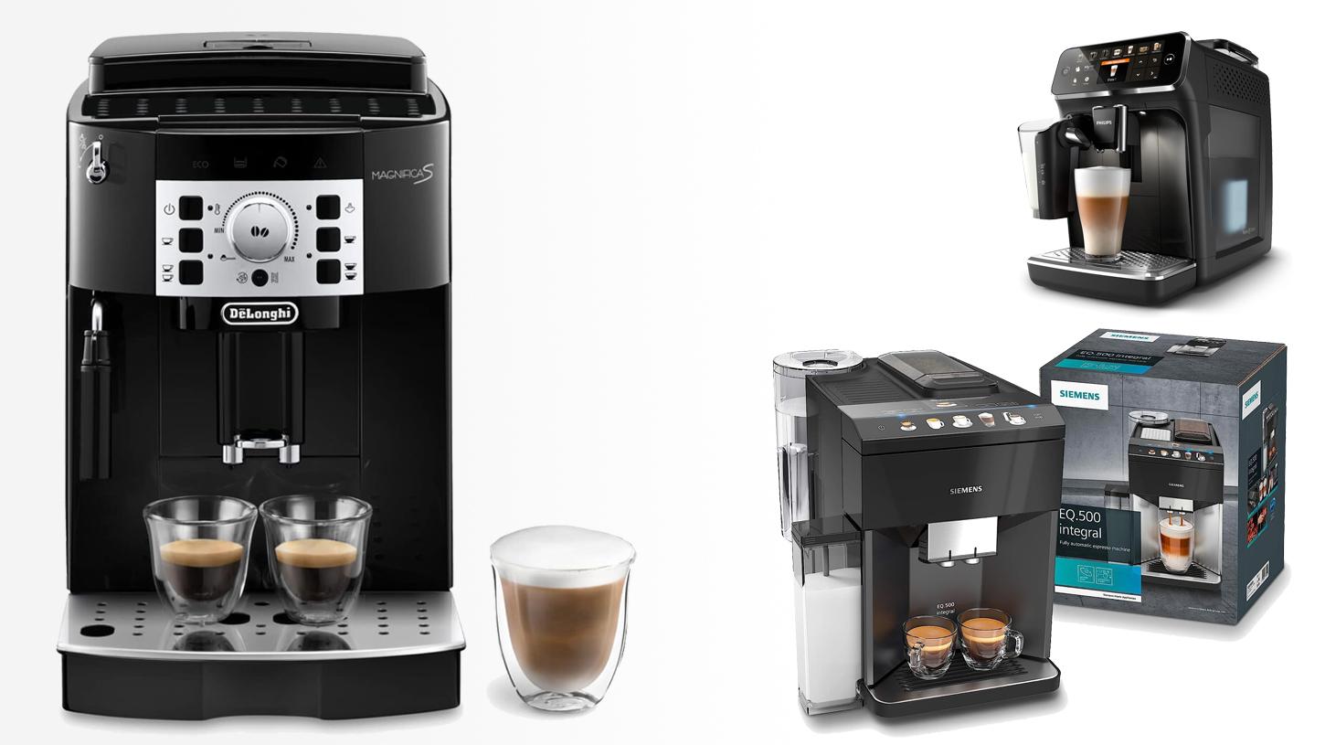 Anstelle von Kaffeepads kommen bei einem Kaffeevollautomaten wie dem De'Longhi Magnifica S ECAM 22.110.B. Kaffeebohnen oder Kaffeepulver in den Behälter.