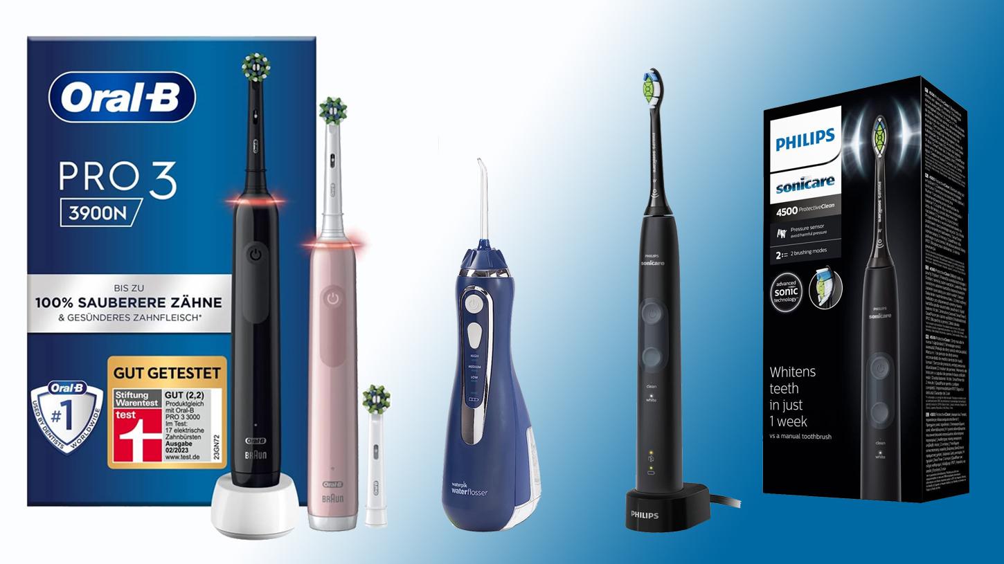 Eine elektrische Zahnbürste wie die Modelle von Oral-B und Philips verspricht bessere Reinigungsergebnisse als die herkömmliche Handzahnbürste. Nun winken bis 50 % Rabatt.