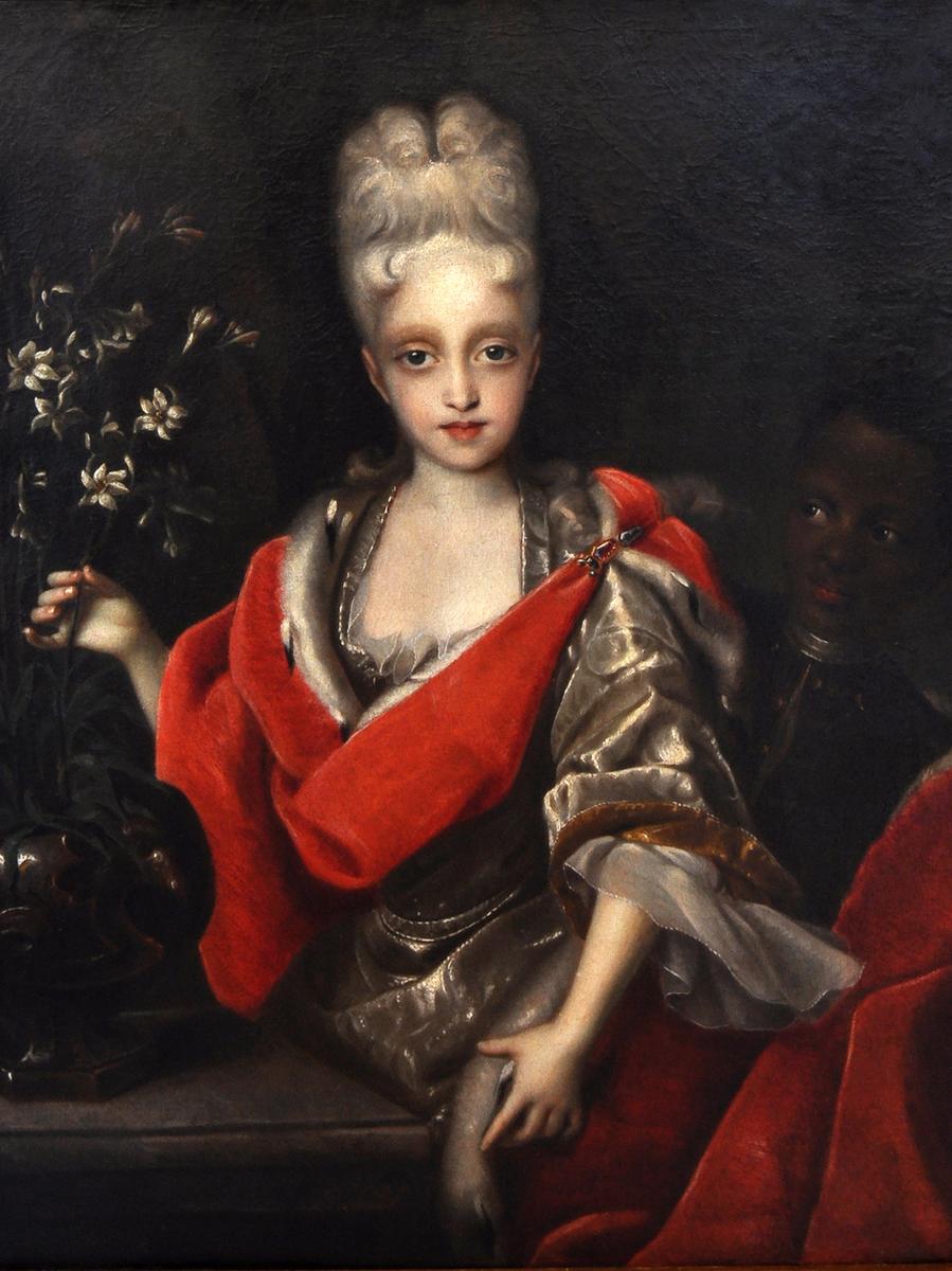 Johann Kupetzky: Maria Amalia von Österreich, Öl auf Leinwand, um 1709. Johann Kupetzky: Maria Amalia von Österreich, Öl auf Leinwand, um 1709.