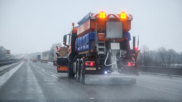 Winterdienst auf Sachsens Autobahnen