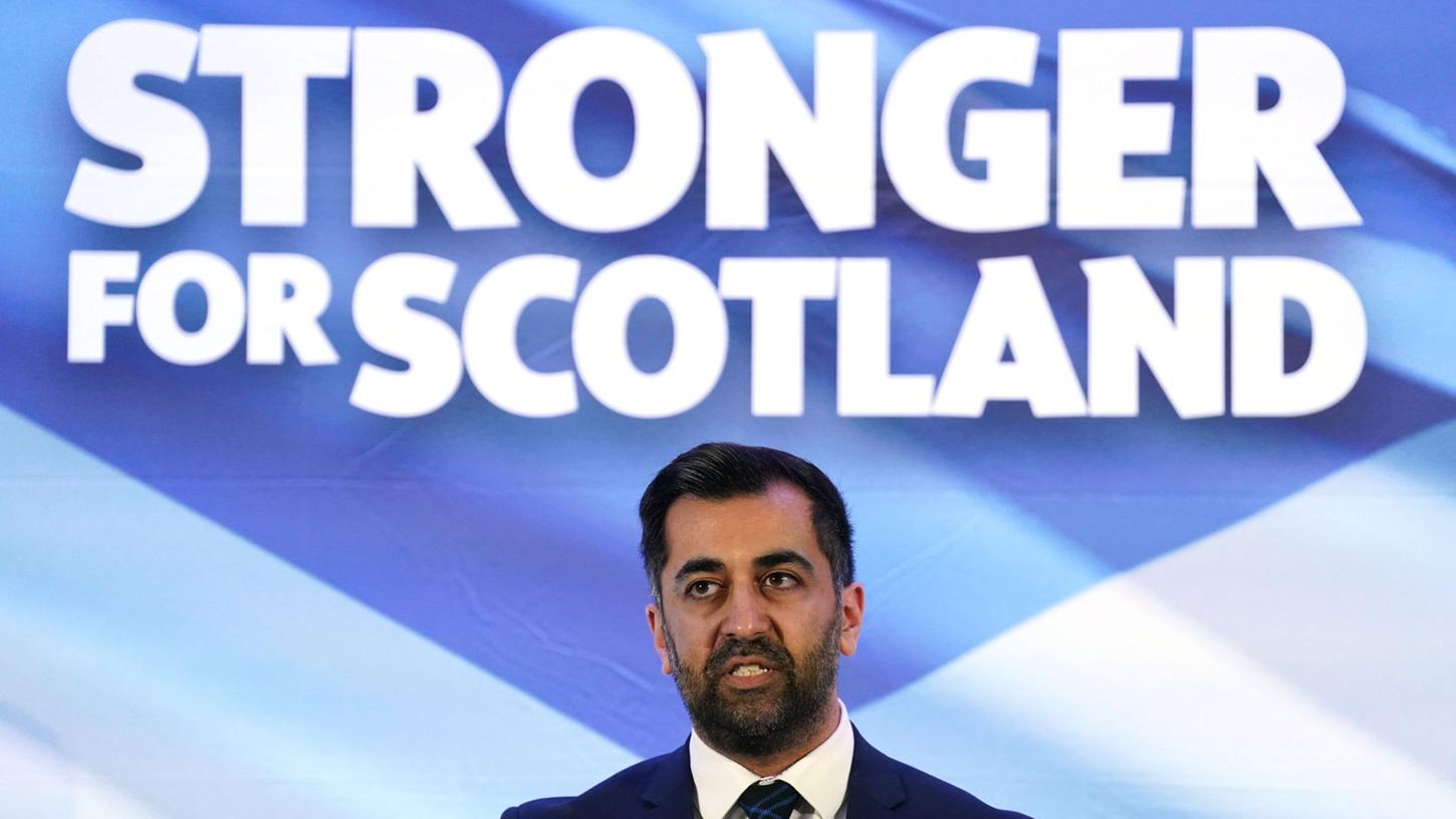 Humza Yousaf soll Nachfolger von Nicola Sturgeon werden. Humza Yousaf soll Nachfolger von Nicola Sturgeon werden.