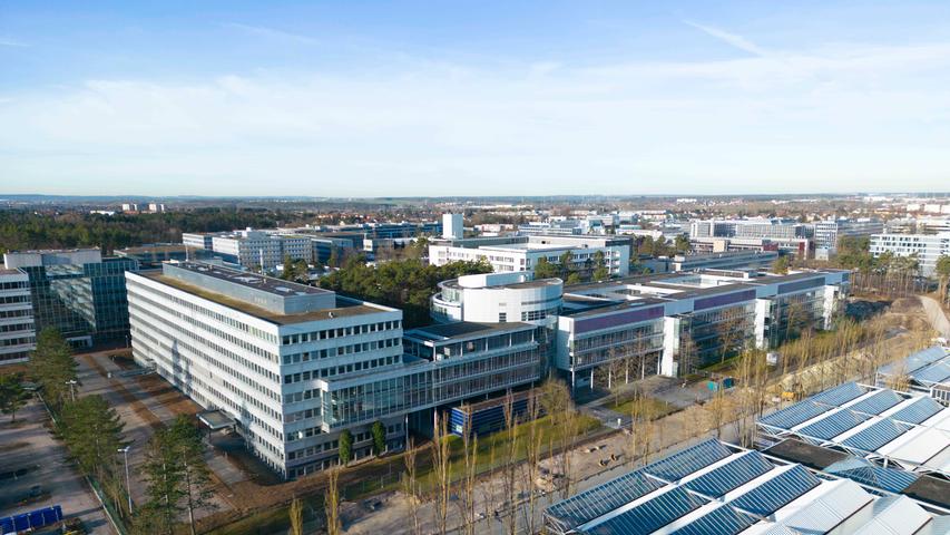 Das Südgelände von Siemens wird gerade im Zuge der Entwicklung des Siemens-Campus komplett umgestaltet.
