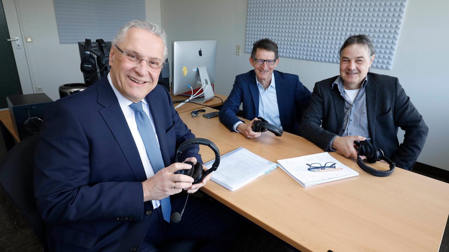 Bayerns Innenminister Joachim Herrmann war zu Gast im Podcast "Horch amol".