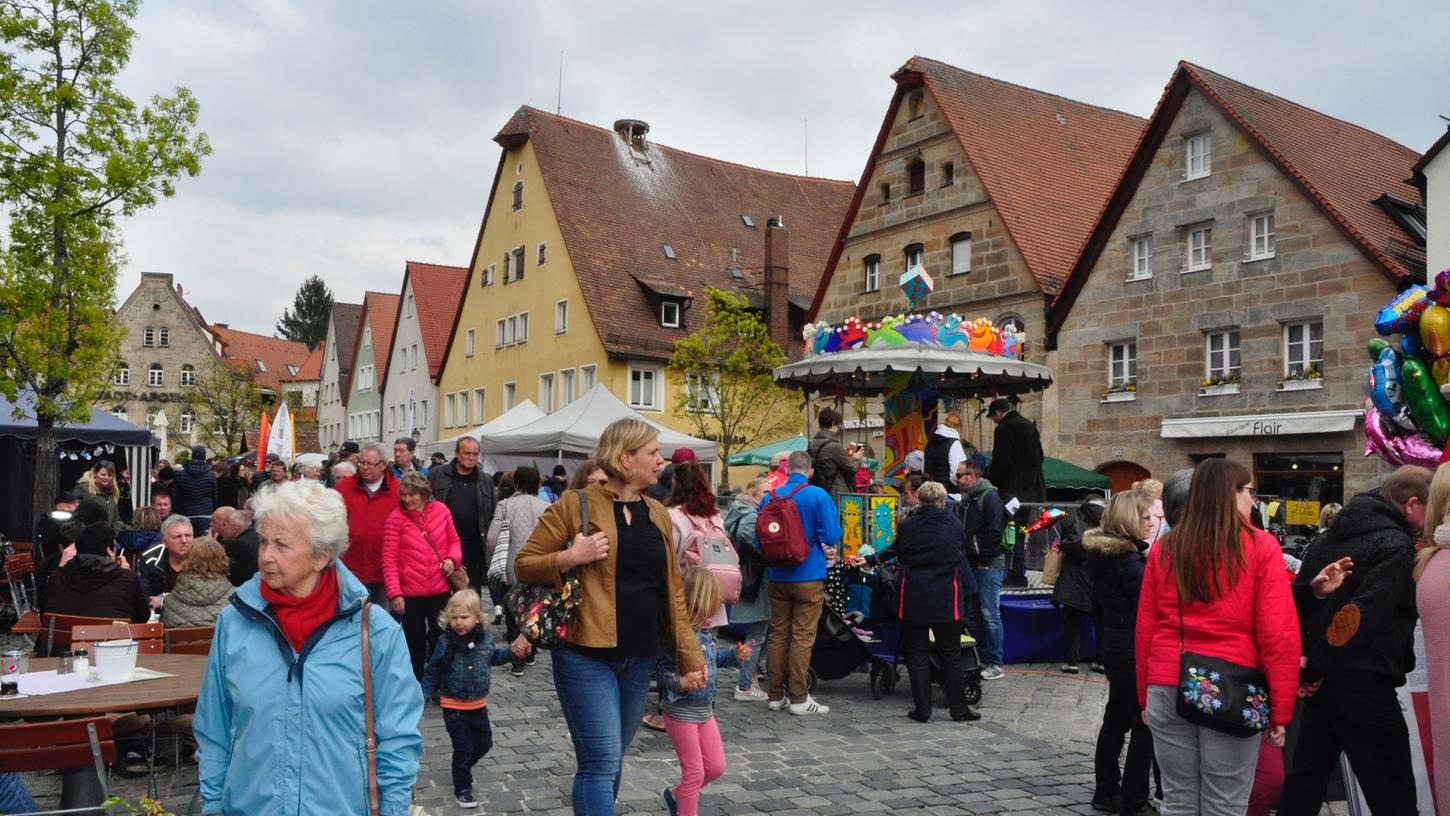 Zum 22. Mal findet der Ostermarkt in Lauf statt.