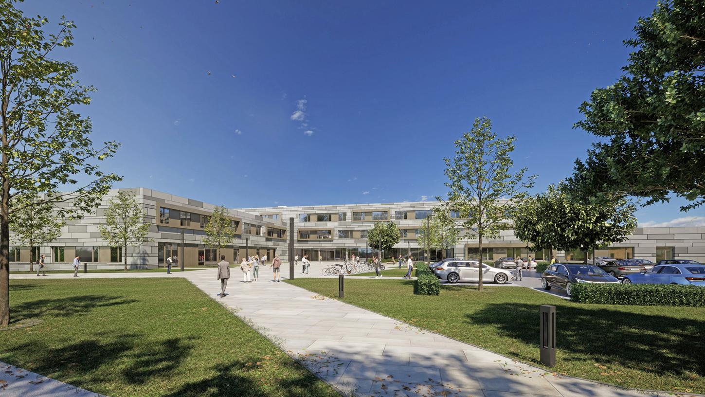 So soll der Neubau der Staatlichen Berufsschule in Bayreuth aussehen. So soll der Neubau der Staatlichen Berufsschule in Bayreuth aussehen.