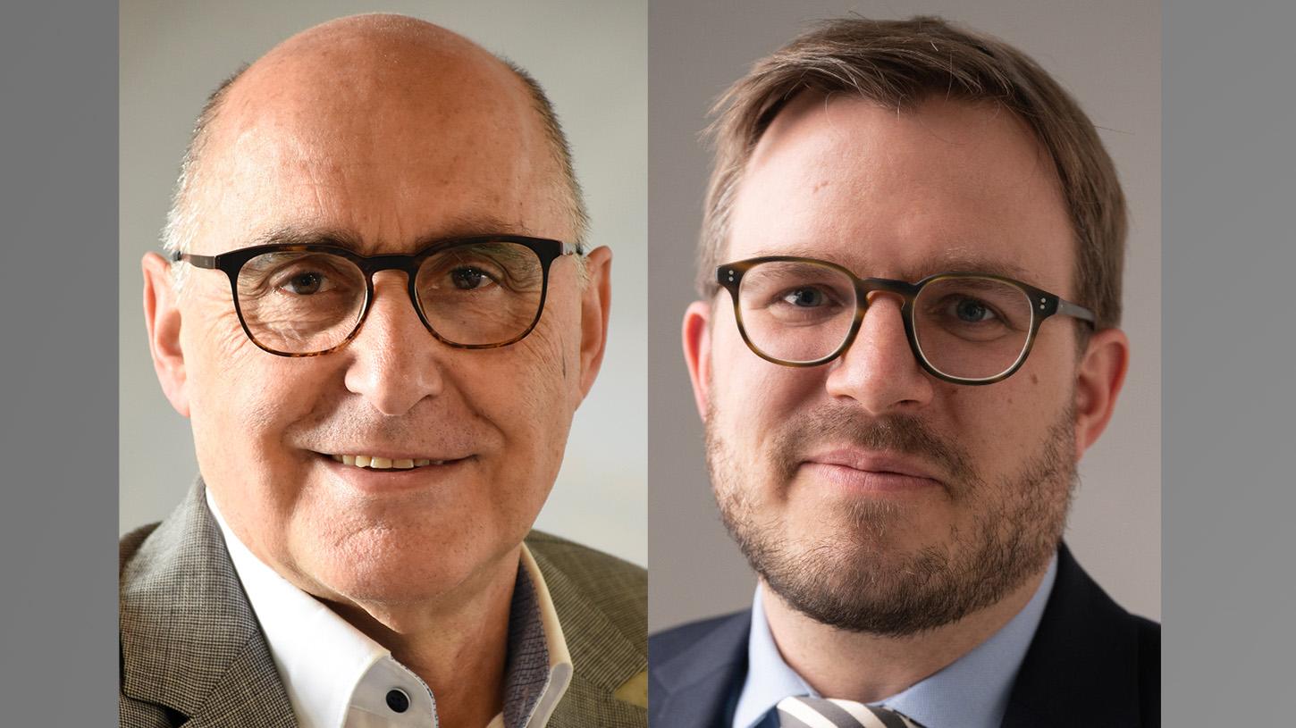 Clemens Fischer (links) geht in den Ruhestand, neuer Redaktionsleiter ist Andreas Sichelstiel (rechts).