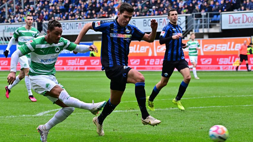 Verwehrter Treffer und Torwartfehler - Fürth verliert unglücklich gegen Paderborn