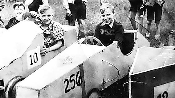 Beliebte Rennen in den 50er Jahren: Die Seifenkisten-Konstrukteure von Fürth
