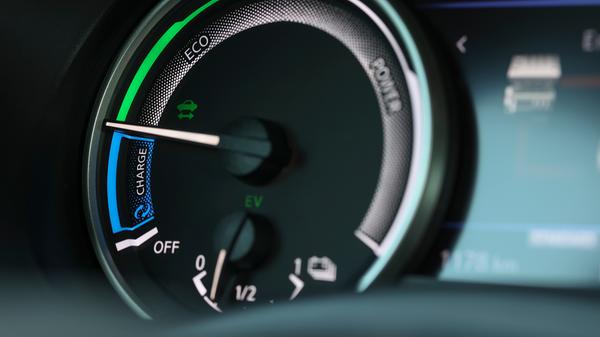 Auch der Batterieladestand wird angezeigt.