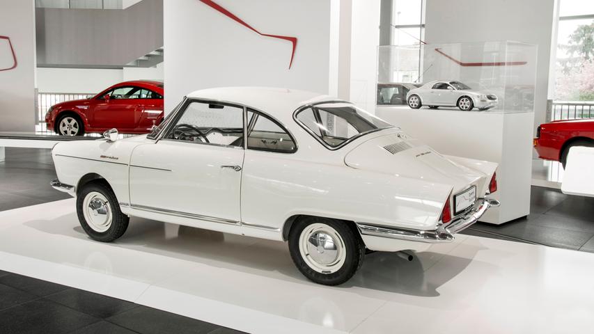 Der elegante Sport Prinz kam 1961 auf den Markt - mit eigenständiger, von italienischem Design inspirierter Karosserie.  