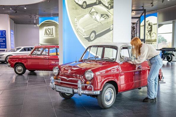 Heute hat der NSU Prinz einen Platz in Audis "museum mobile".