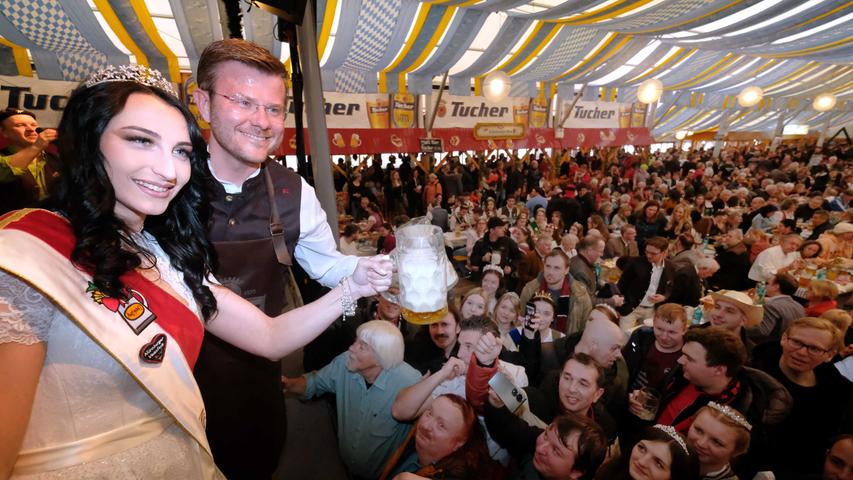 Endlich Frühlingsfest: OB König zapft an! Alle Fotos zum Start am Dutzendteich