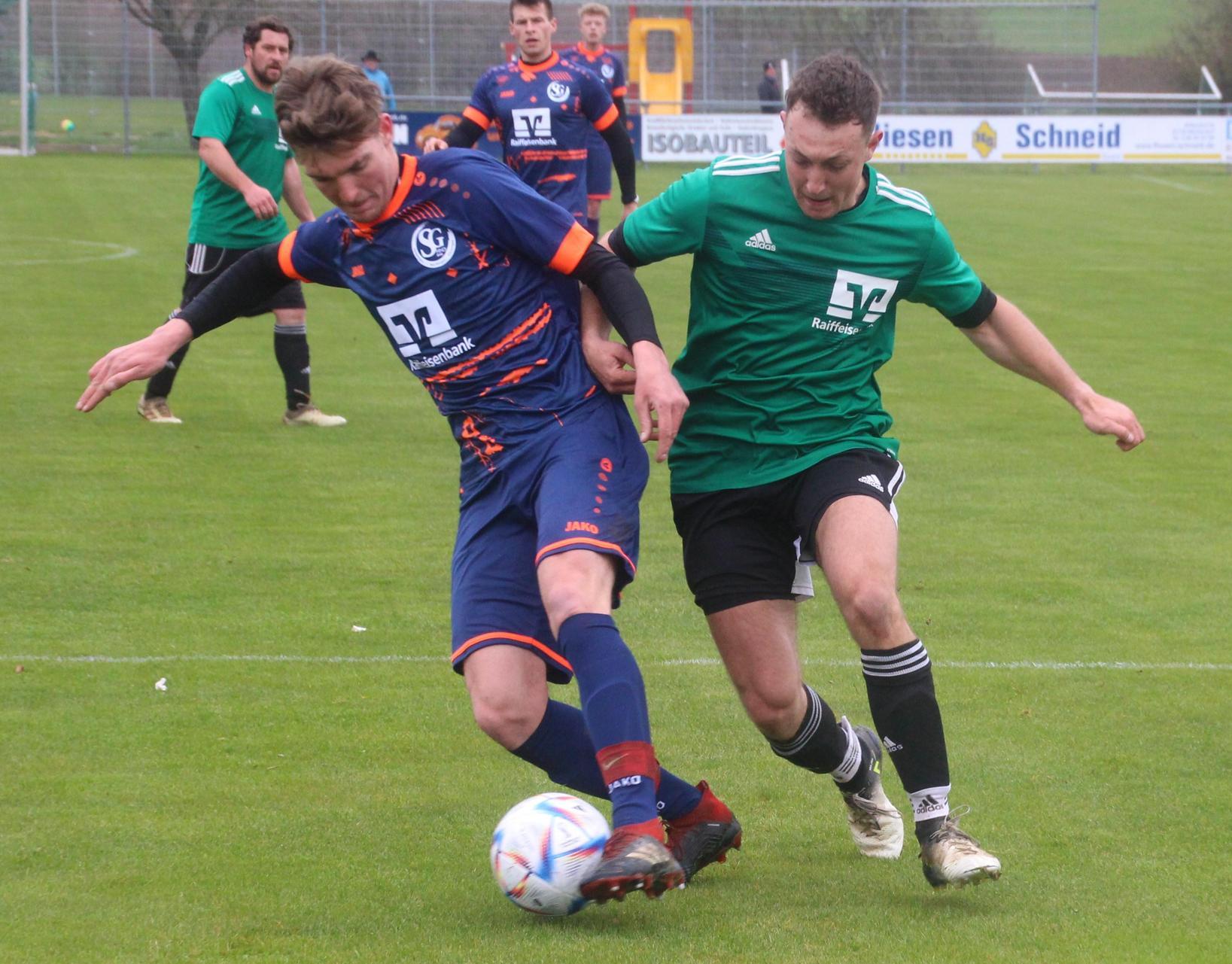 Die SG Gnotzheim/Dittenheim erkämpft sich wichtigen Punkt gegen die SG HHD