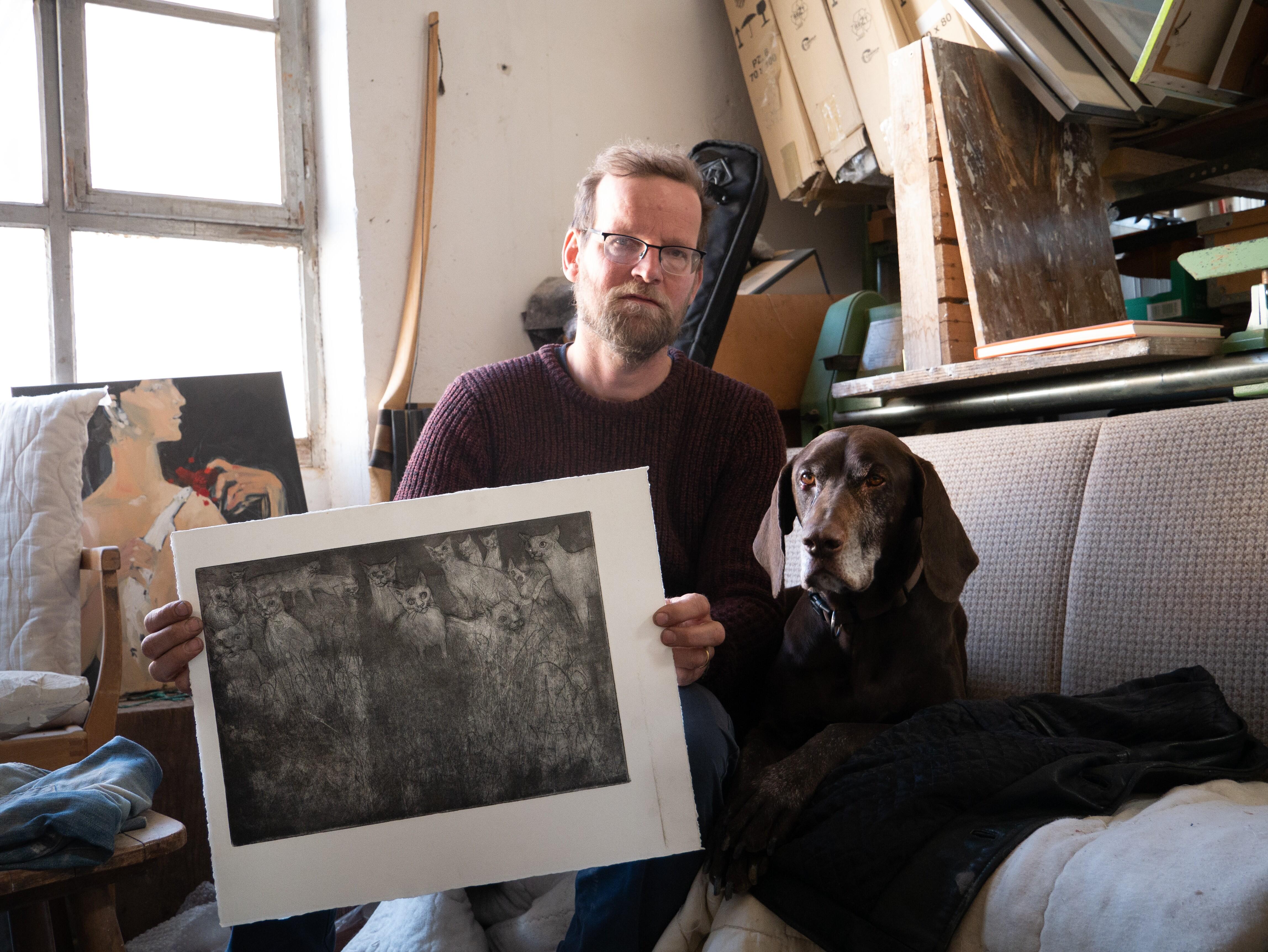 Nürnberger Bildhauer Christian Rösner: Wenn Hund und Herrchen gemeinsam ...