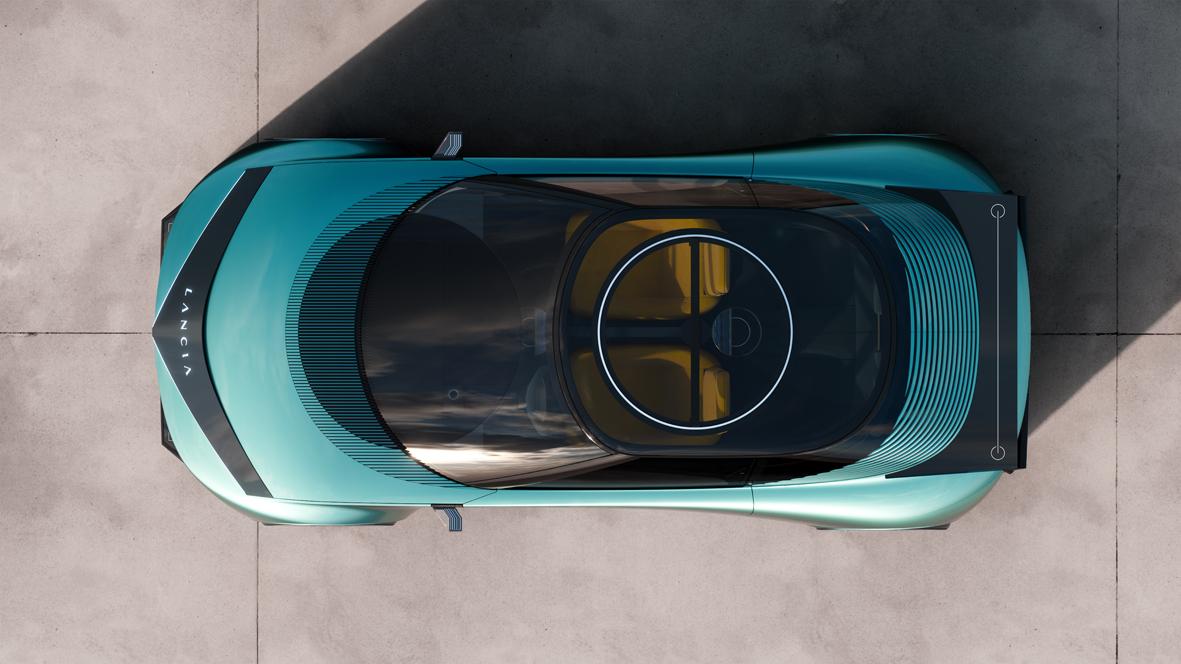 Das Rund am Panoramadach findet sich auch im Innenraum und an den Rückleuchten wieder.