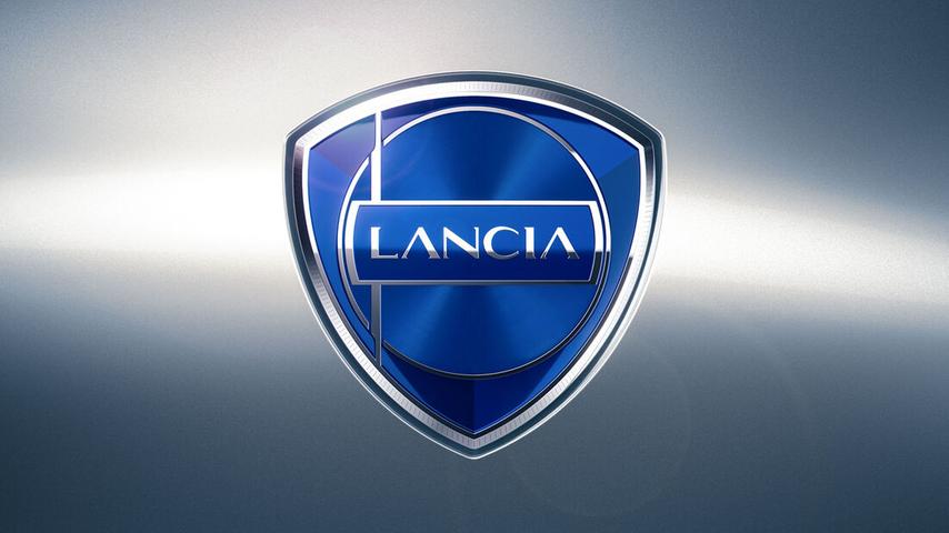 Die wesentlichen Stilelemente greift auch das neue Lancia-Logo auf.