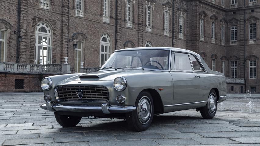 Auch die elegante Flaminia ist ein Lancia-Klassiker. Premiere feierte sie auf dem Genfer Automobilsalon 1957, produziert wurde sie bis 1970.