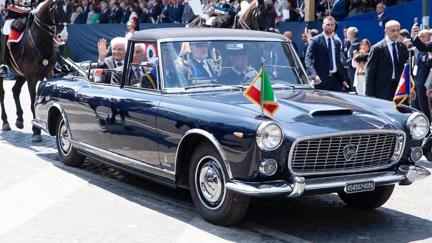 Am 2. Juni 2022 nahm der italienische Staatspräsident Sergio Mattarella an Bord einer Flaminia an der Parade zum Nationalfeiertag teil.