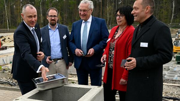 Klinikum am Europakanal: Grundsteinlegung